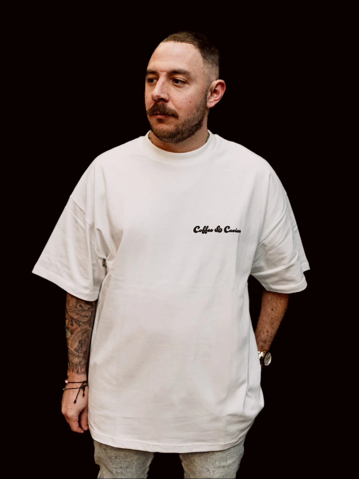 SB Ghost Oversized Crew Neck T-Shirt side