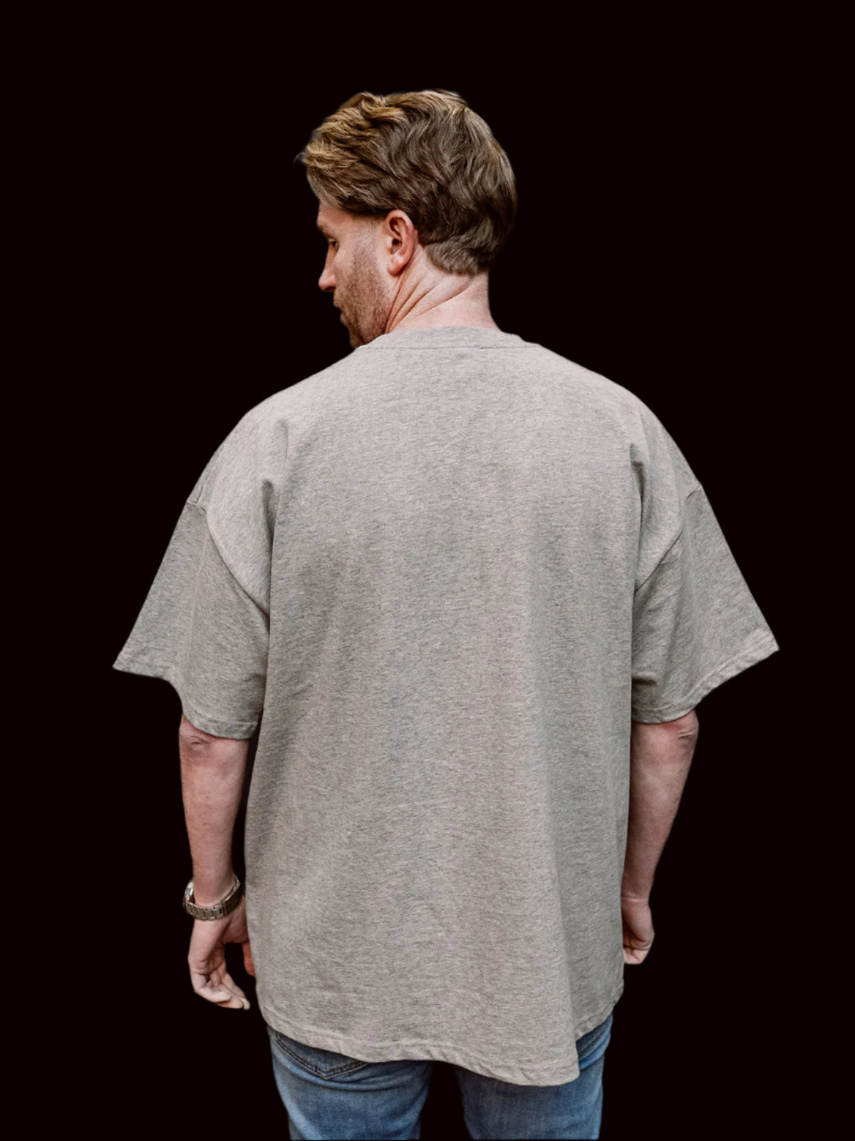 Samurai Beast Oversized Crew Neck T-Shirt back