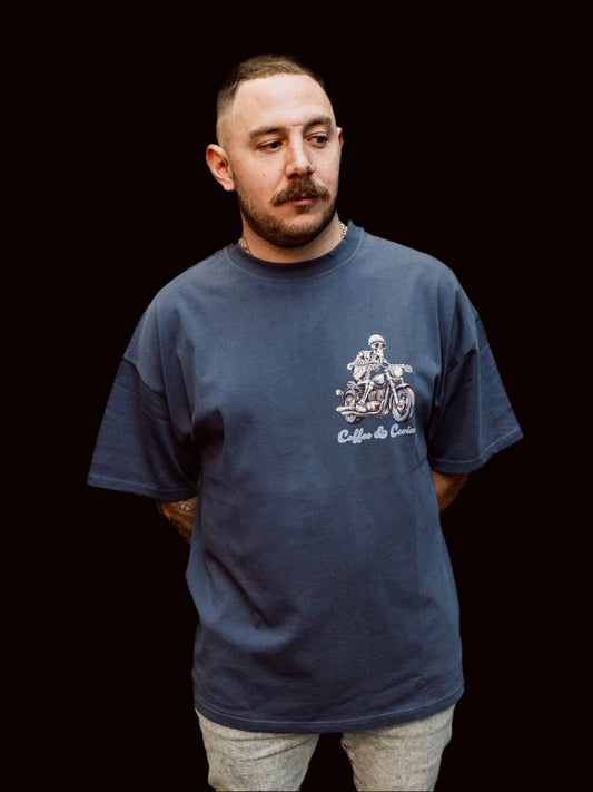 Skeleton Rider Oversized Crew Neck T-Shirt side