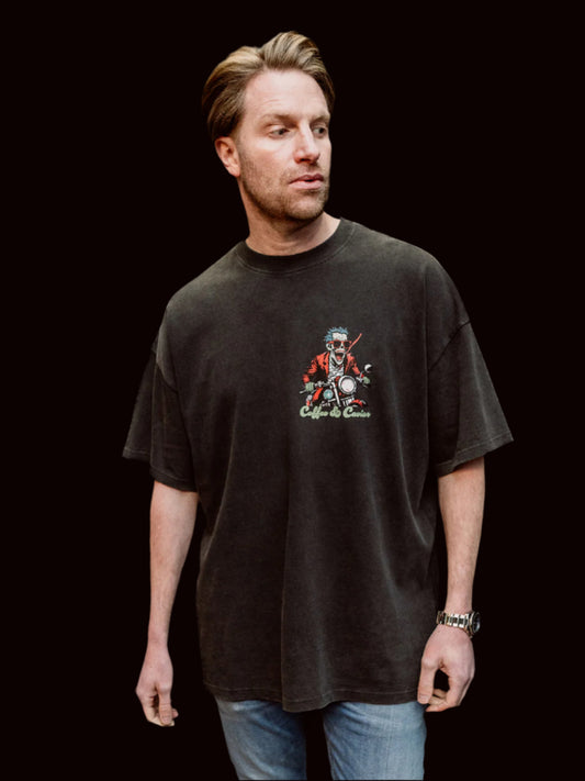 Zombie Rider Oversized Crew Neck T-Shirt side