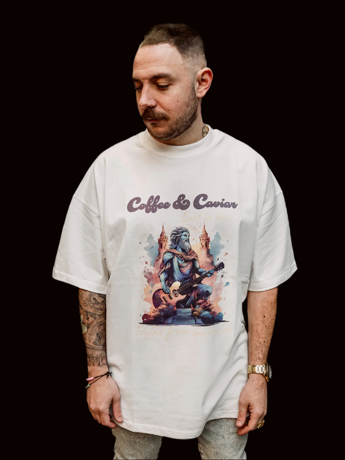 Messiah Oversized Crew Neck T-Shirt side