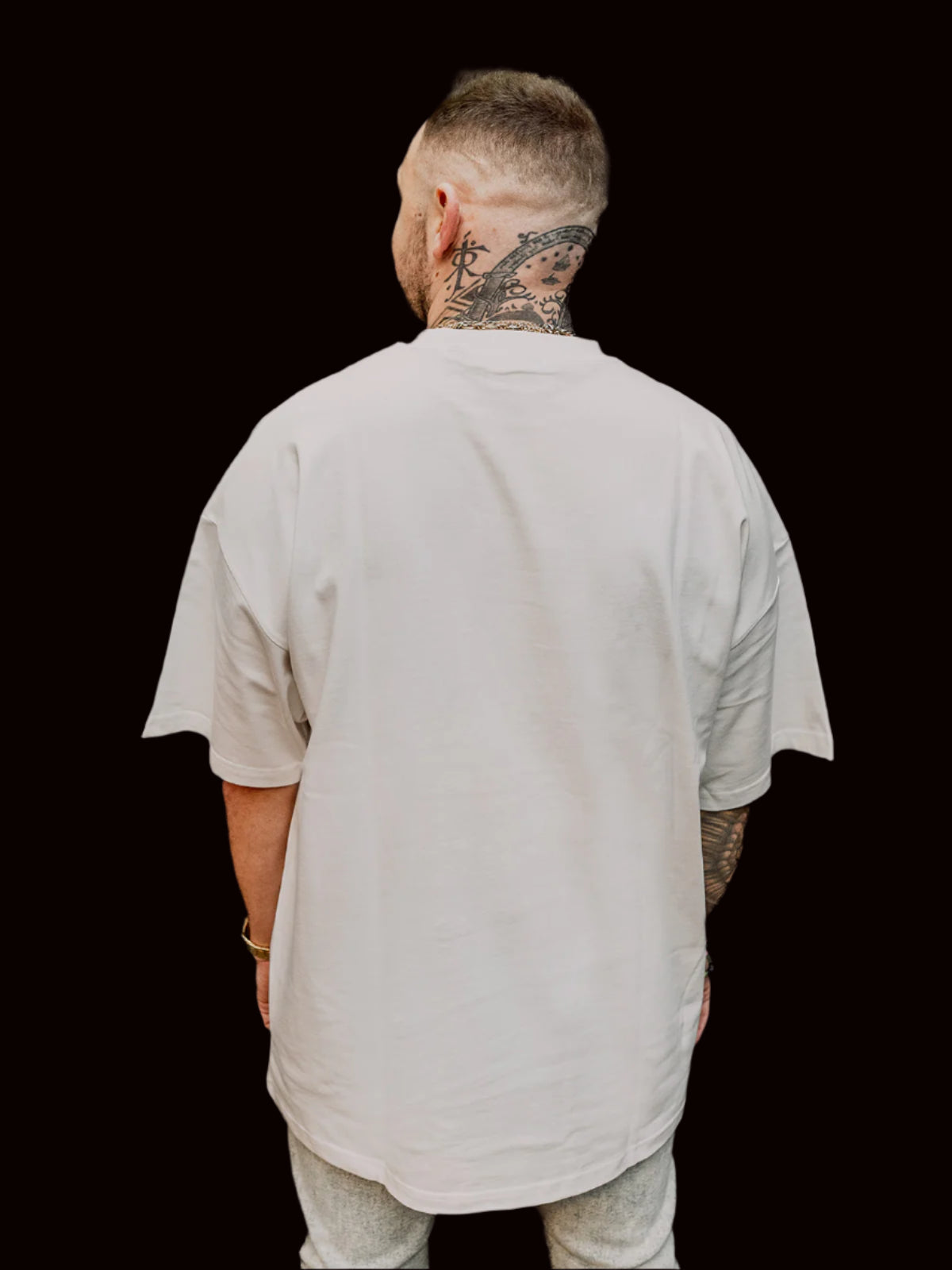 Messiah Oversized Crew Neck T-Shirt back