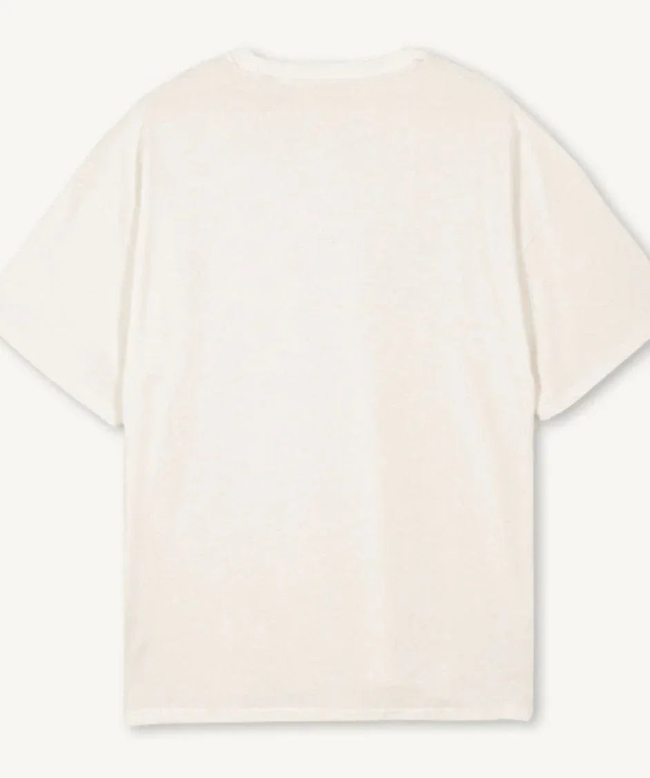 Retro Pin-up Girl Oversized Crew Neck T-Shirt Back