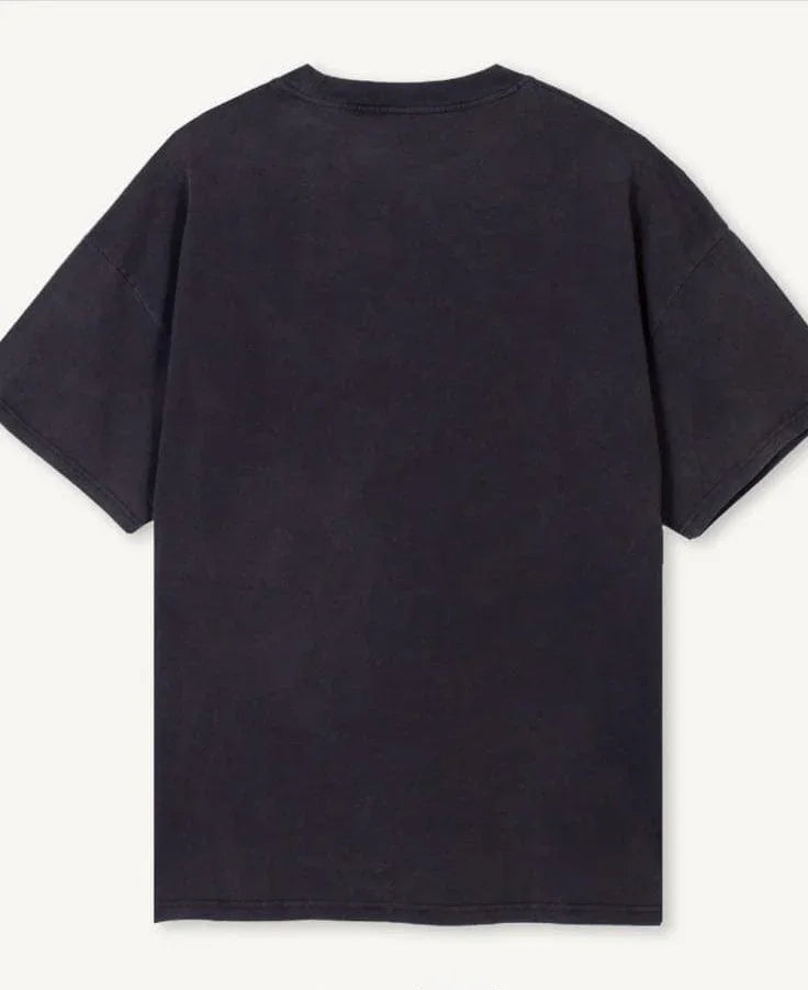 Skeleton Pirate Oversized Crew Neck T-Shirt Back