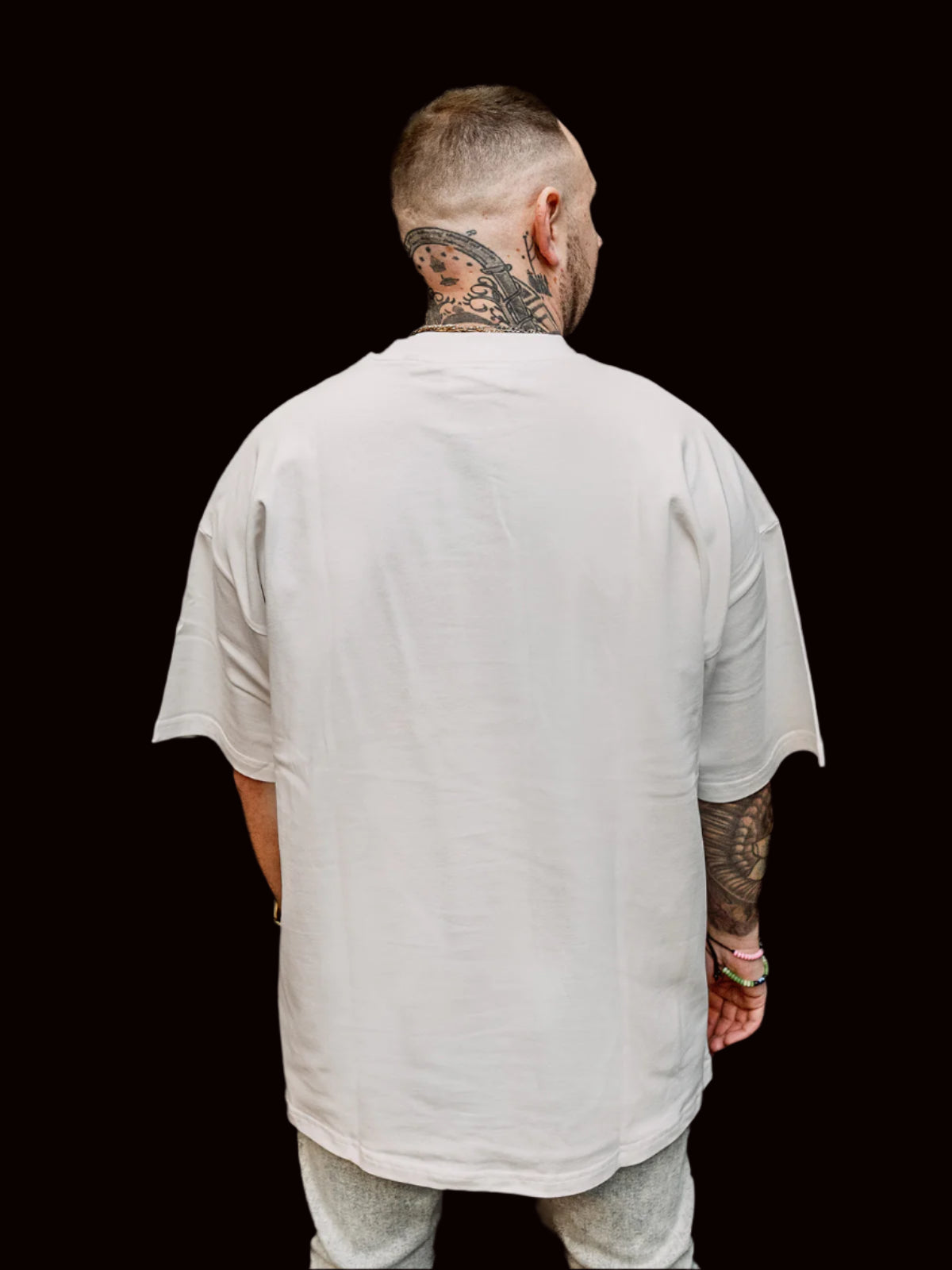 Blue Buddha Oversized Crew Neck T-Shirt back