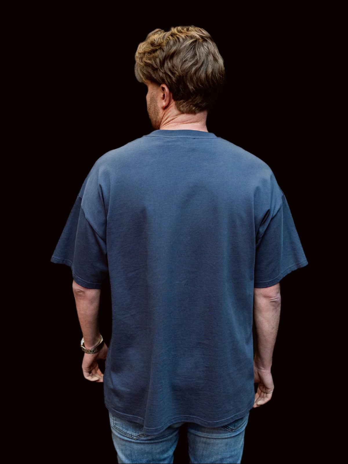 Skull & Bones Oversized Crew Neck T-Shirt back