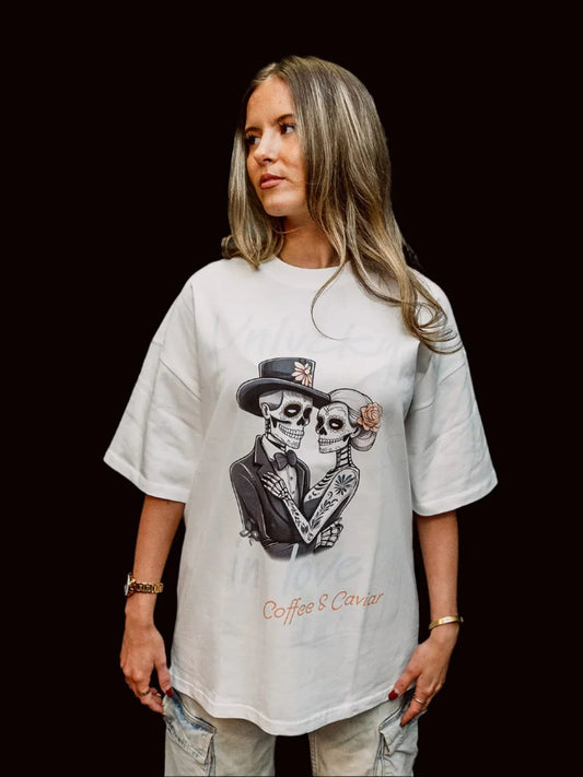 Unlucky In Love Oversized Crew Neck T-Shirt side