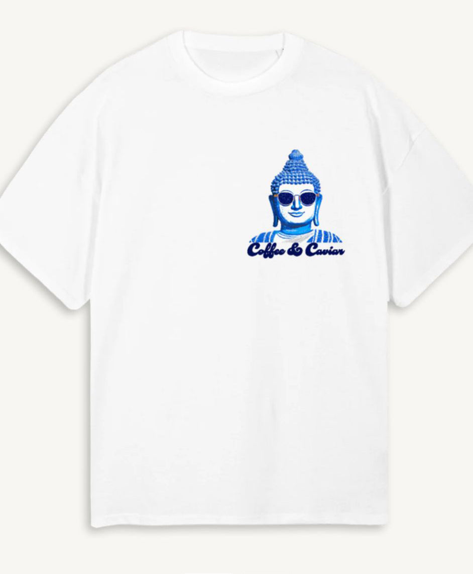 Blue Buddha Oversized Crew Neck T-Shirt