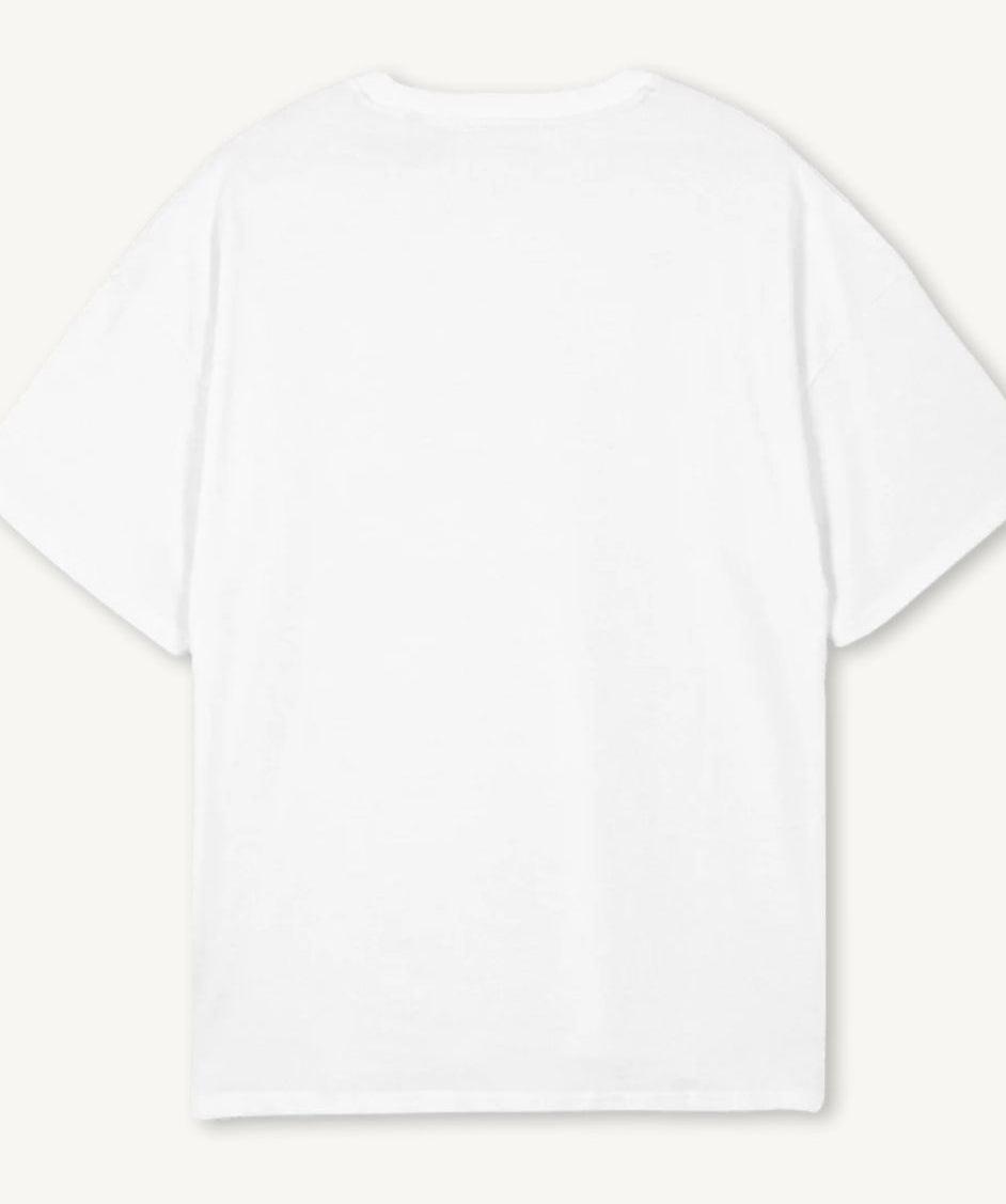 Boxer Girl Oversized Crew Neck T-Shirt Back