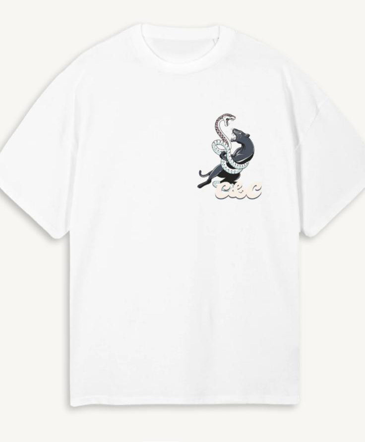 Jungle Battle Oversized Crew Neck T-Shirt