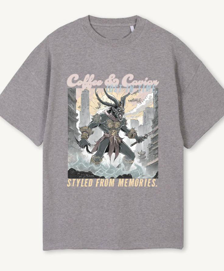 Samurai Beast Oversized Crew Neck T-Shirt