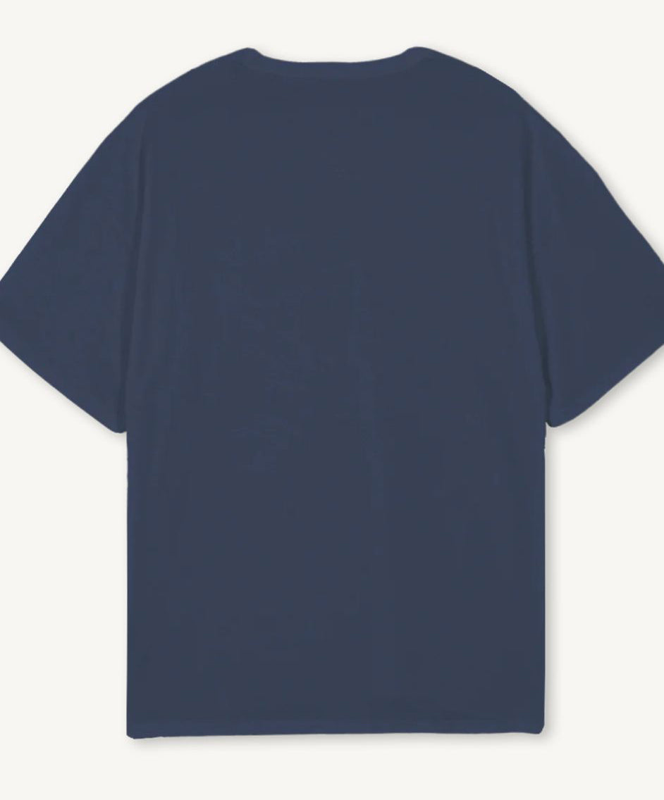 Skeleton Rider Oversized Crew Neck T-Shirt Back