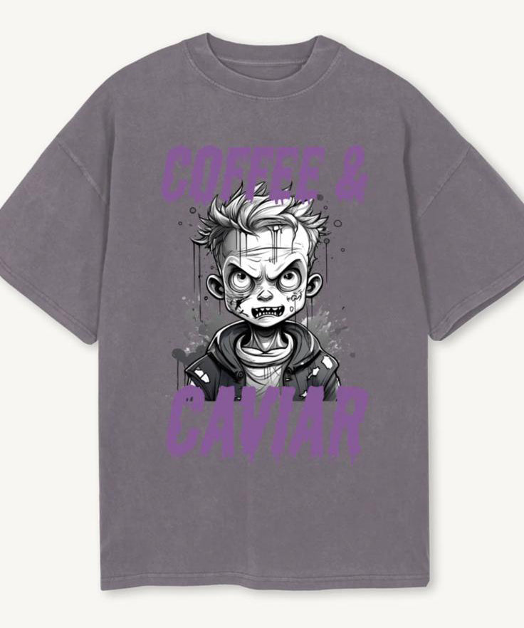 Zombie Boy Oversized Crew Neck T-Shirt