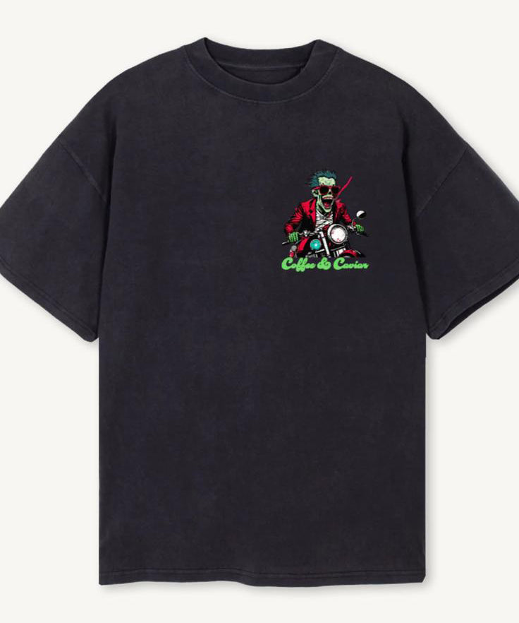 Zombie Rider Oversized Crew Neck T-Shirt